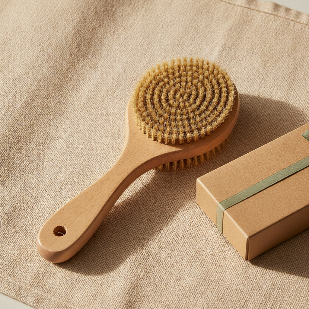 Natural Bristle Body Brush