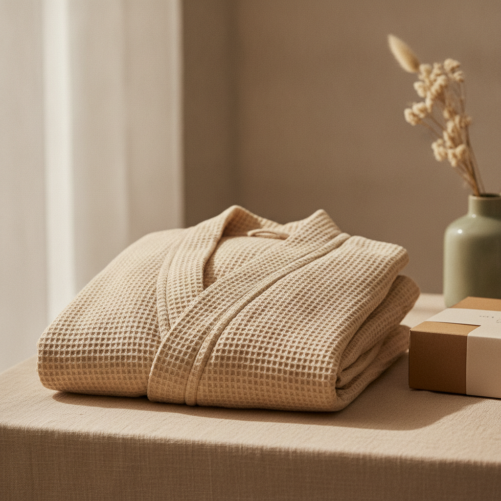 Waffle Cotton Robe